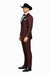 Western Suits - Trajes Para Hombres  - Cowboy Formal Attire - Trajes De Novio - Burgundy
