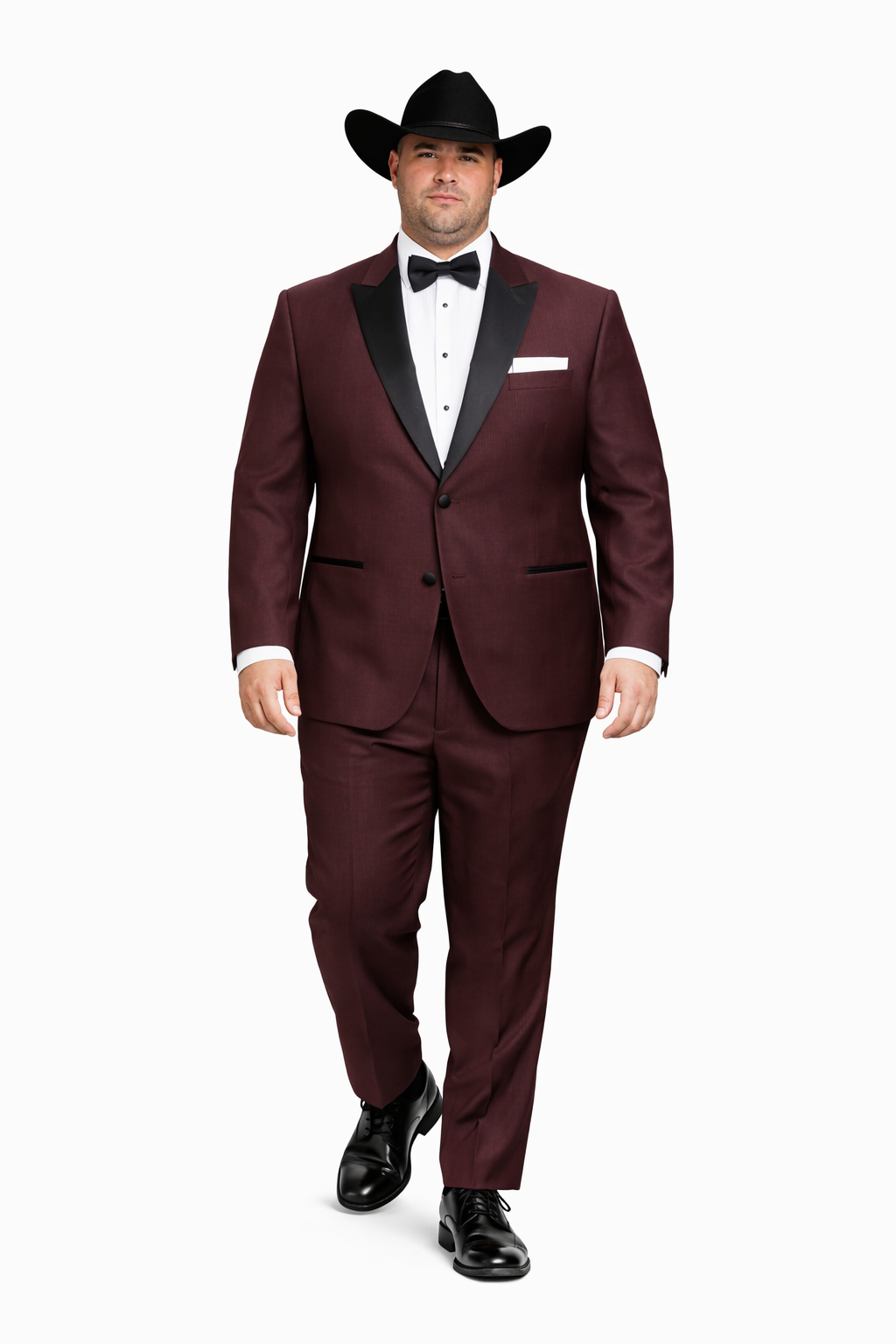 Western Suits - Trajes Para Hombres  - Cowboy Formal Attire - Trajes De Novio - Burgundy