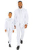 Father and Son Suits - White Boys Suit Perry Ellis Vested Boy's Wedding Suit in White