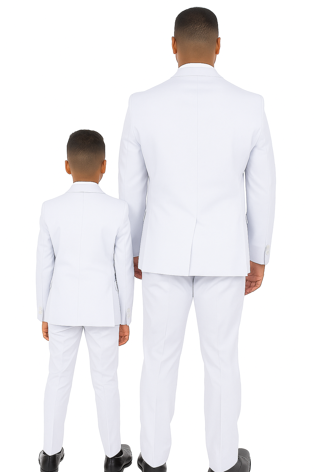 Father and Son Suits - White Boys Suit Perry Ellis Vested Boy's Wedding Suit in White - Image 4