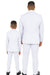 Father and Son Suits - White Boys Suit Perry Ellis Vested Boy's Wedding Suit in White