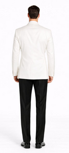 White Dinner Jacket Sport Coat Blazer Single Buttons