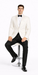 White Dinner Jacket Sport Coat Blazer Single Buttons