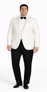 White Dinner Jacket Sport Coat Blazer Single Buttons