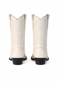 Los Altos Men's Winter white Genuine Elk Leather J Toe Boots