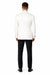 Men's Super 150's Viscose Blend 1 Button White Tuxedo Floral Pattern  Dinner Jacket