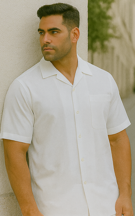 White Mens Walking Suit Men's Short Sleeve Two Piece Two Piece Mens Walking Outfit Pant Sets Suit All White Outfits For Men Short or Long Pants Leisure Casual Suit For Sale