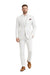 White on White Seersucker Suit - Shadow Pinstripe