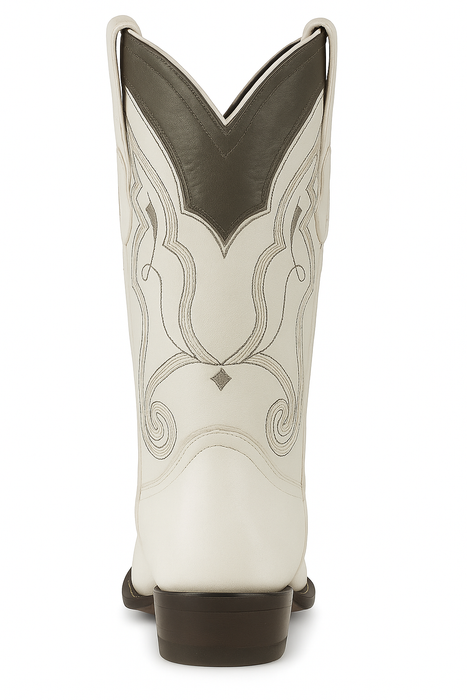 Men's Wild West Smooth Ostrich Skin 3X Toe Boots 29504-B