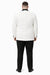 Mens Big and Tall Blazer - White Plus Size Tuxedo Jacket