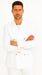 White, Six Button Double Breasted Suits Blazer Jacket Coat