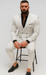 White Suits With Black Pinstripe - 1920's 1940's Dress Suit