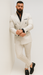 White Suits With Black Pinstripe - 1920's 1940's Dress Suit