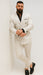 White Suits With Black Pinstripe - 1920's 1940's Dress Suit