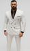 White Suits With Black Pinstripe - 1920's 1940's Dress Suit