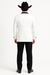 White Two toned Kids Sizes 2 Button Party Cheap Priced Business Suit Perfect For boys wedding outfits Clearance Sale & Tuxedo & Dinner Jacket Blazer W/ Black + Free Pant