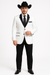 White Two toned Kids Sizes 2 Button Party Cheap Priced Business Suit Perfect For boys wedding outfits Clearance Sale & Tuxedo & Dinner Jacket Blazer W/ Black + Free Pant