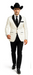 White Two toned Kids Sizes 2 Buttons Party Cheap Priced Business Suits Perfect For boys wedding outfits Clearance Sale & Tuxedo & Dinner Jacket Blazer W/ Black + Free Pant
