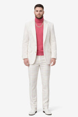White Velvet Suit Jacket for Every Occasion Modern Fit
