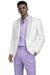 Mens White Rhinestone Shawl Lapel Blazer – Slim Fit Luxury Tuxedo Style Jacket for Wedding and Party Wear