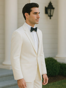 $500 Reg price Gorgio  White or Ivory Jacket with Shawl Lapel 1 button on sale online deal Fashion Tuxedo For Men