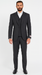 Wide leg Suits - Classic Fit Suits - Athletic Fit Suits 1 Button Vested Suits - Wool Charcoal Suits