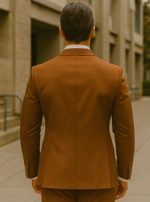 Wide leg Suits - Classic Fit Suits - Athletic Fit Suits 1 Button Vested Suits - Wool Sapphire Suits