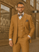 Wide leg Suits - Classic Fit Suits - Athletic Fit Suits 1 Button Vested Suits - Wool Sapphire Suits