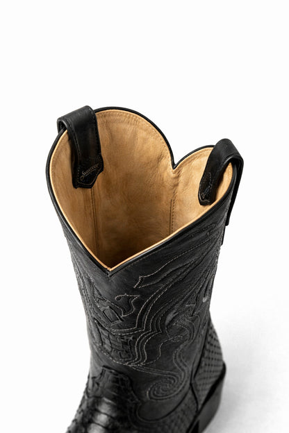 Men's Wild West Python Skin J Toe Boots 29957 - Image 13