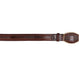 Men's Wild West Ostrich Leg Laser Design Casual Belt 2C24U0516
