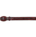 Men's Wild West Ostrich Leg Laser Design Casual Belt 2C24U0518