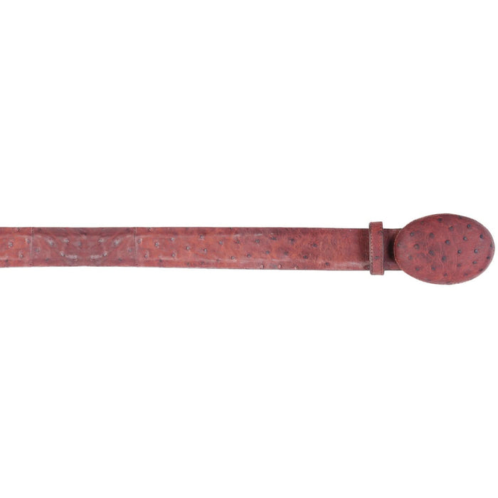 Men's Wild West Ostrich Skin Cowboy Belt 2C110330