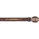 Men's Wild West Python Laser Design Casual Belt 2C24U5785