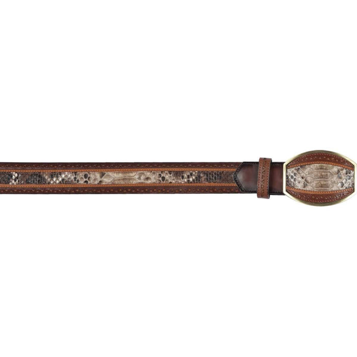 Men's Wild West Python Laser Design Casual Belt 2C24U5785