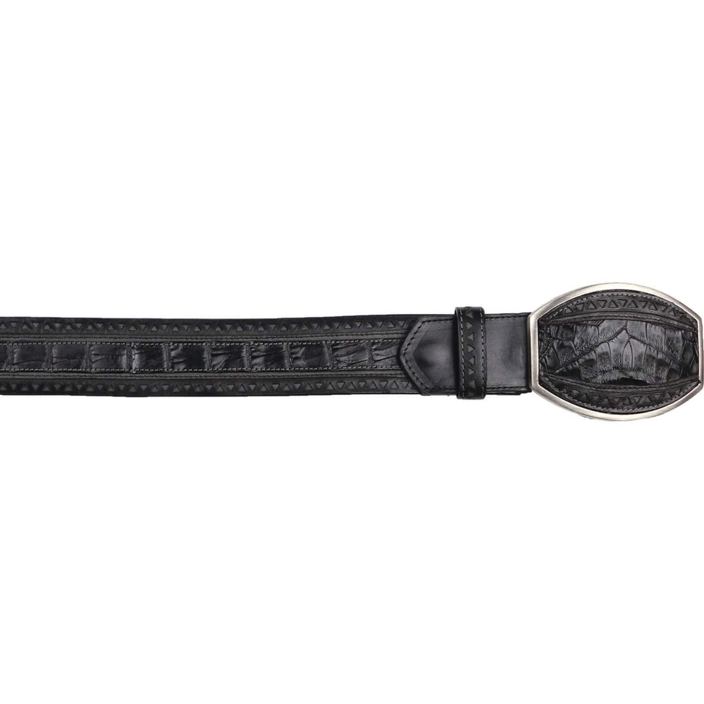 Men's Wild West Monster Fish Laser Design Casual Belt 2C11U1011 main image 0
