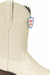 Wild West Cream ~ Off White Full Quill Ostrich Cowboy Boots - Botas De Avestruz