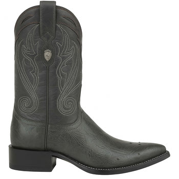 Men's Wild West Smooth Ostrich Skin 3X Toe Boots 29504-B - Image 11