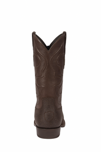 Wild West J-Toe Brown Single Stone Cowboy Boot