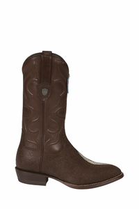 Wild West J-Toe Brown Single Stone Cowboy Boot
