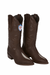 Wild West J-Toe Brown Single Stone Cowboy Boot
