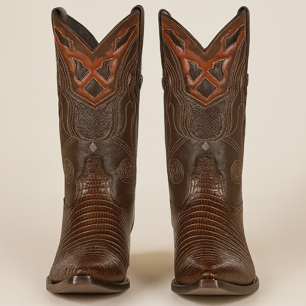 Men's Wild West Teju Lizard Skin 3X Toe Boots 29507 - Image 30
