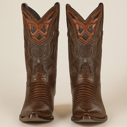 Men's Wild West Teju Lizard Skin 3X Toe Boots 29507 - Image 30