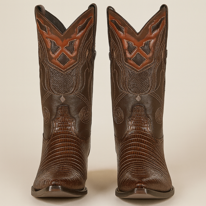 Men's Wild West Teju Lizard Skin 3X Toe Boots 29507 - Image 30