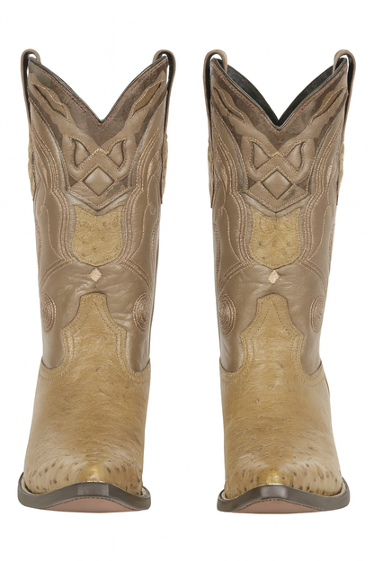 Men's Wild West Smooth Ostrich Skin 3X Toe Boots 29504-B - Image 38