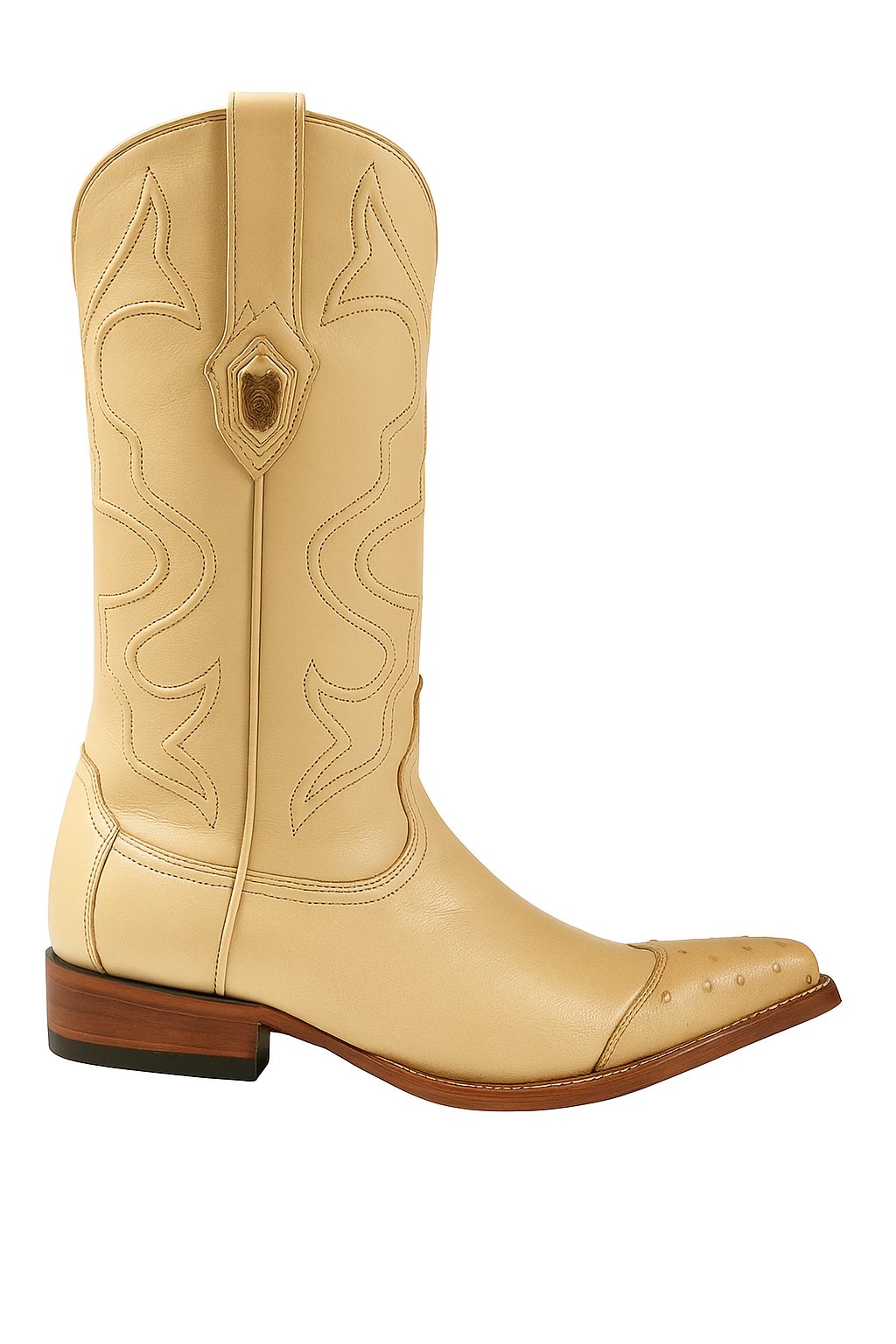 Men's Wild West Smooth Ostrich Skin 3X Toe Boots 29504-B - Image 18