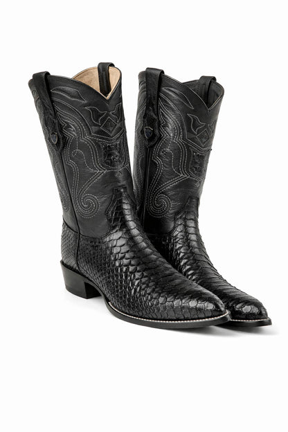 Men's Wild West Python Skin J Toe Boots 29957 - Image 12