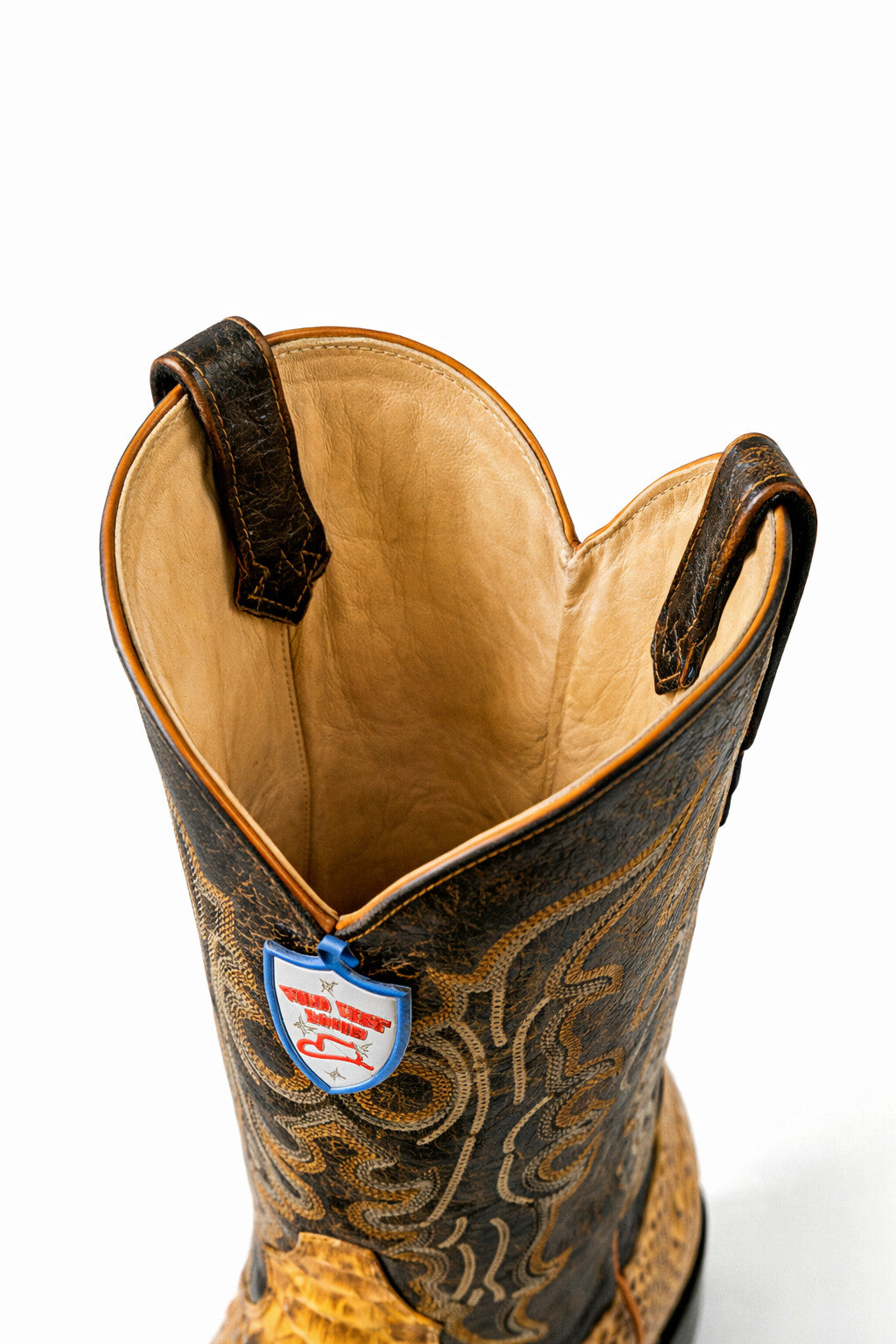 Men's Wild West Python Skin J Toe Boots 29957 - Image 3