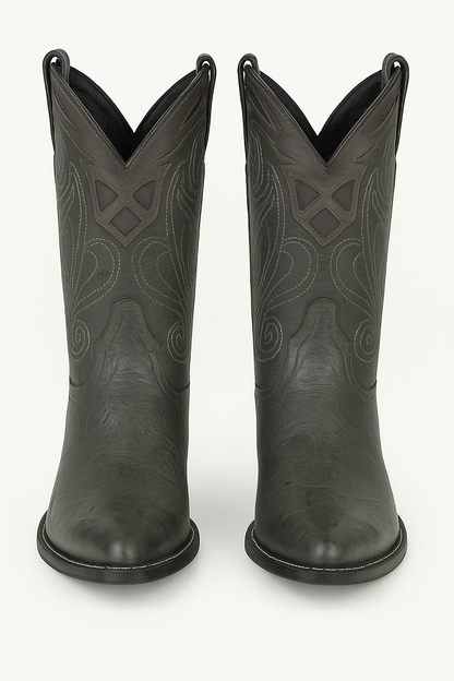 Men's Wild West Smooth Ostrich Skin 3X Toe Boots 29504-B - Image 16
