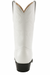 Wild West White Ostrich Leg Cowboy boots - Botas De Avestruz