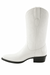 Wild West White Ostrich Leg Cowboy boots - Botas De Avestruz